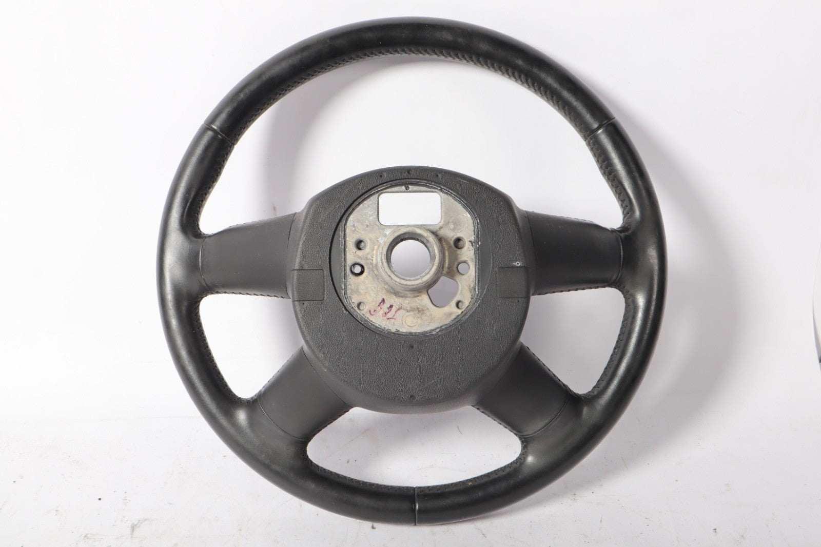 2007-2011 AUDI 4L Q7 STEERING WHEEL 4 FOUR SPOKE LEATHER OEM 4F0091AH