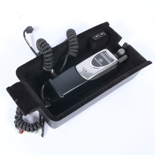 2000 Mercedes CLK430 Vintage Console Adapter Cradle Motorola Flip Cell Phone OEM