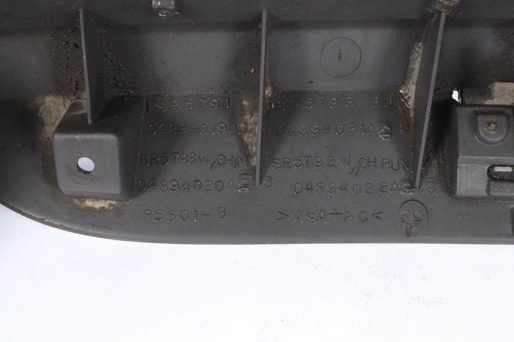 2001-2005 DODGE GRAND CARAVAN REAR LICENSE PLATE LIGHT FILLER MOULDING OEM