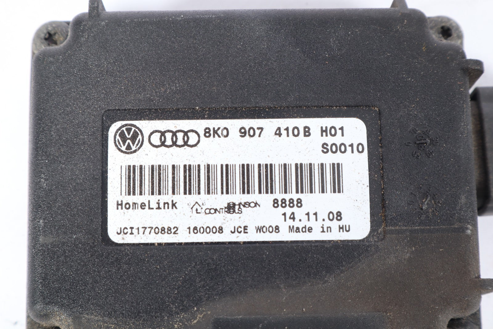2009-2012 AUDI A4 GARAGE OPENER CONTROL MODULE UNIT 8K0907410B OEM