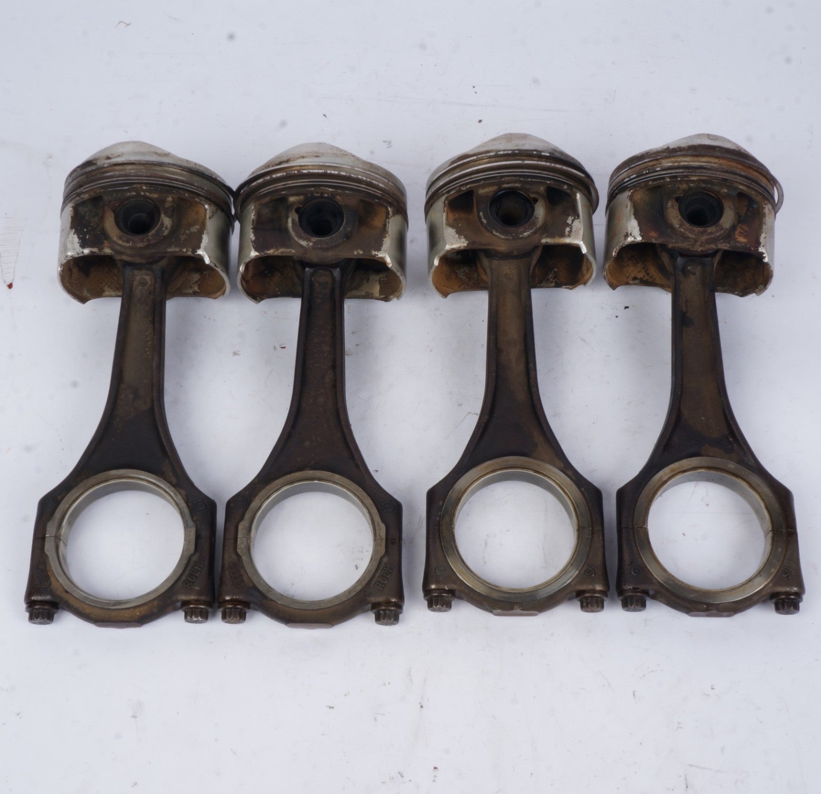 2012 - 2015 AUDI A6 A7 Q7 3.0L Piston & Connecting Rod Set Of 4 OEM