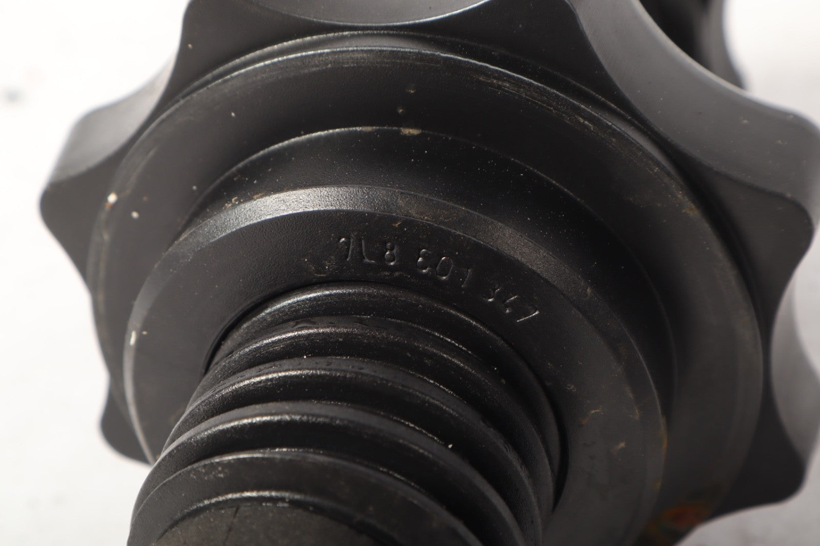 2007-2015 AUDI Q7 4L SPARE TIRE HOLDER SCREW BOLT BLACK GENUINE OEM