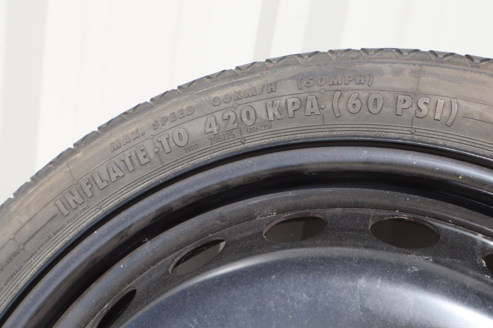 2012-2015 Audi A7 S7 Emergency Spare Tire Wheel Donut Rim 1537 OEM