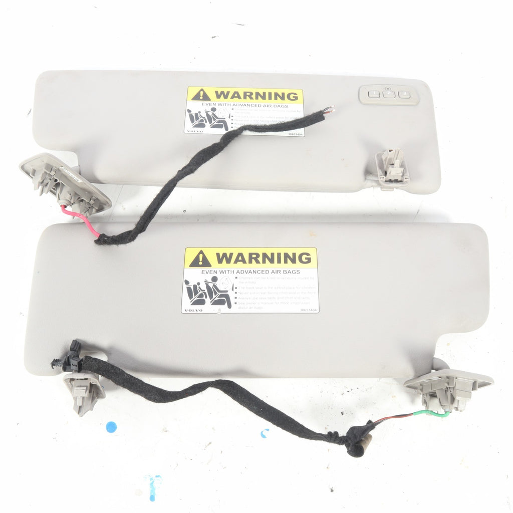 2006-2013 VOLVO C70 DRIVER & PASSENGER CONVERTIBLE SUN VISORS OEM