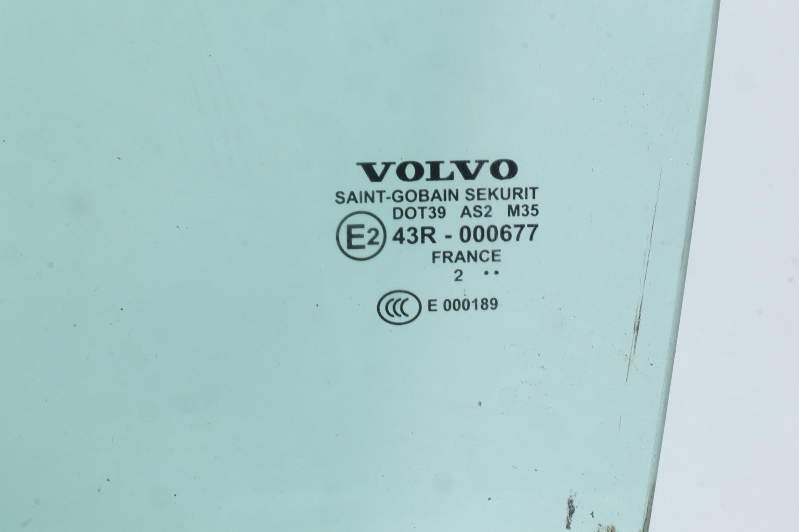 2006-2013 VOLVO C70 FWD 2-DOOR FRONT DRIVER LEFT DOOR GLASS WINDOW 43R000677 OEM