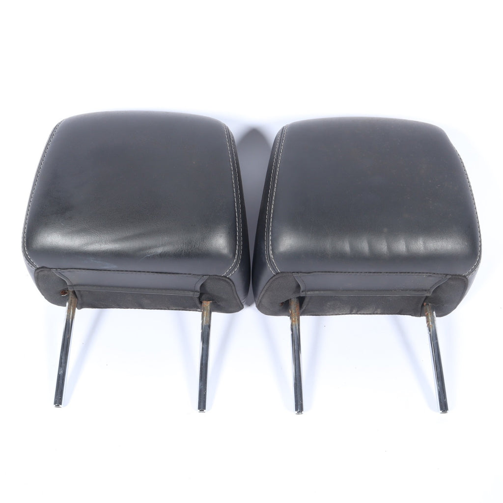 2011 - 2014 Dodge Charger Front Left And Right Leather Headrest Black OEM