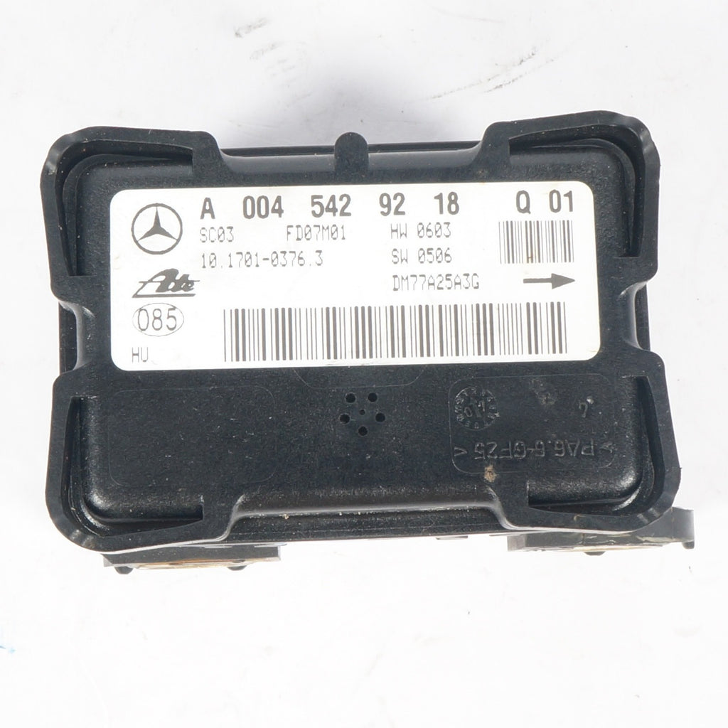 03-09 Mercedes W209 CLK350 SLK280 C230 Yaw Rate Turn Sensor Module 0045429218