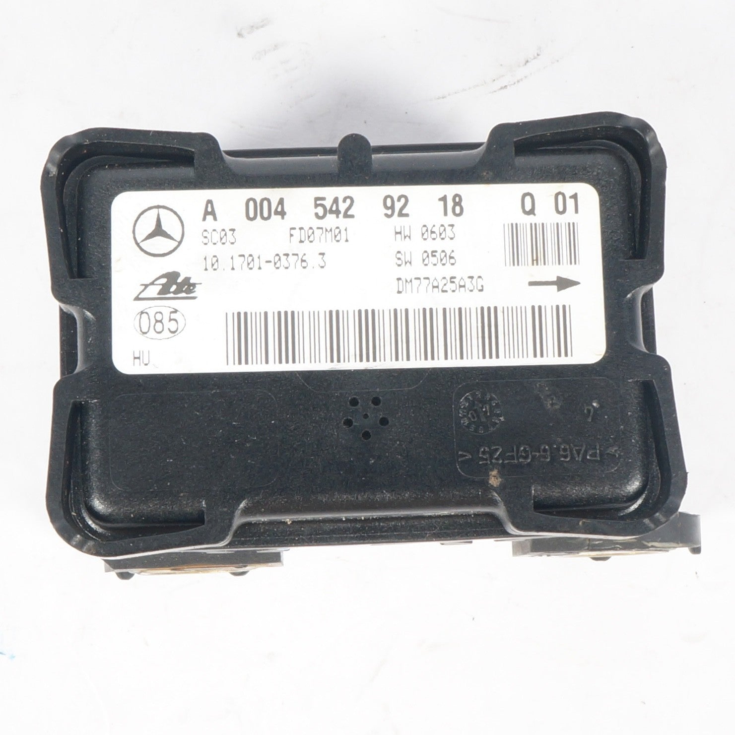 03-09 Mercedes W209 CLK350 SLK280 C230 Yaw Rate Turn Sensor Module 0045429218