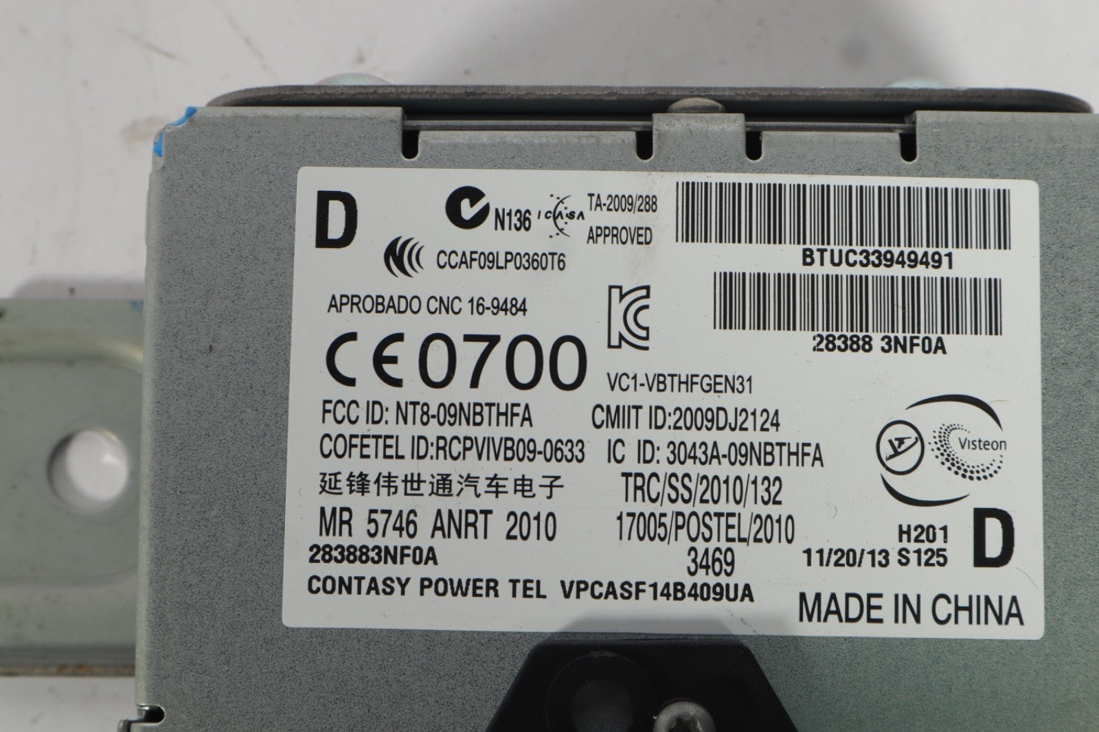 2013 - 2017 Nissan Leaf Bluetooth Communication Control Module OEM
