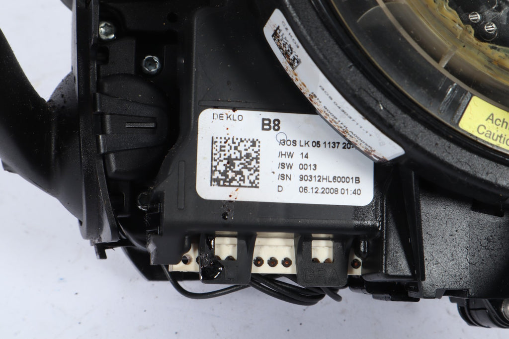 2009-2012 AUDI Q5 TURN SIGNAL WIPER COLUMN SWITCH CLOCK SPRING 8K0953568F OEM