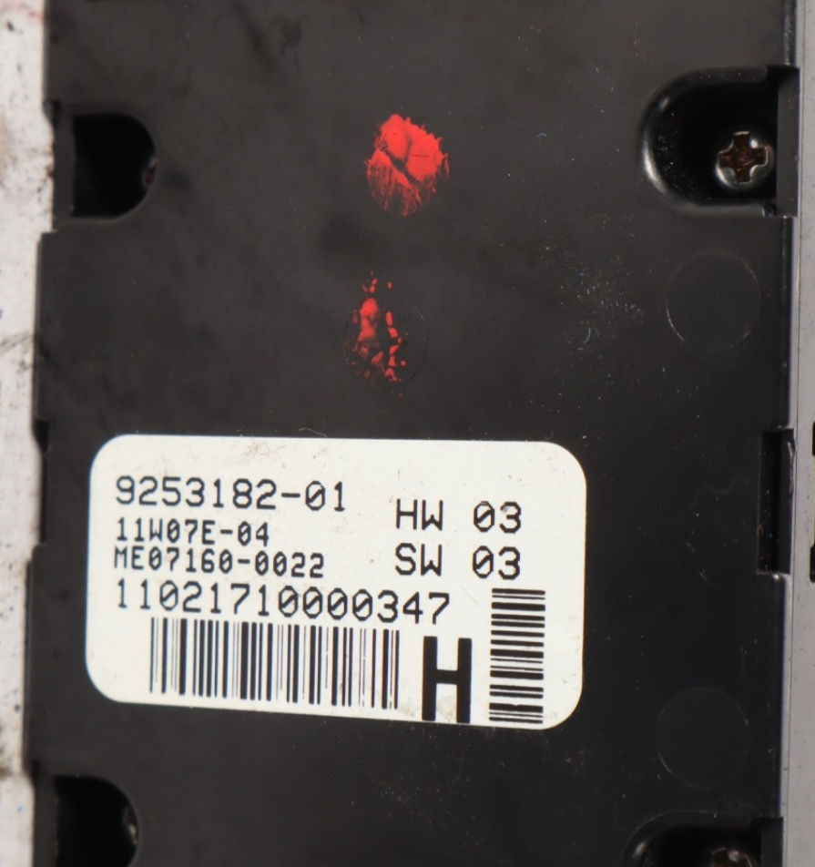 2012 – 2018 M6 640i 650i X Drive OEM Master Power Window Switch Control OEM