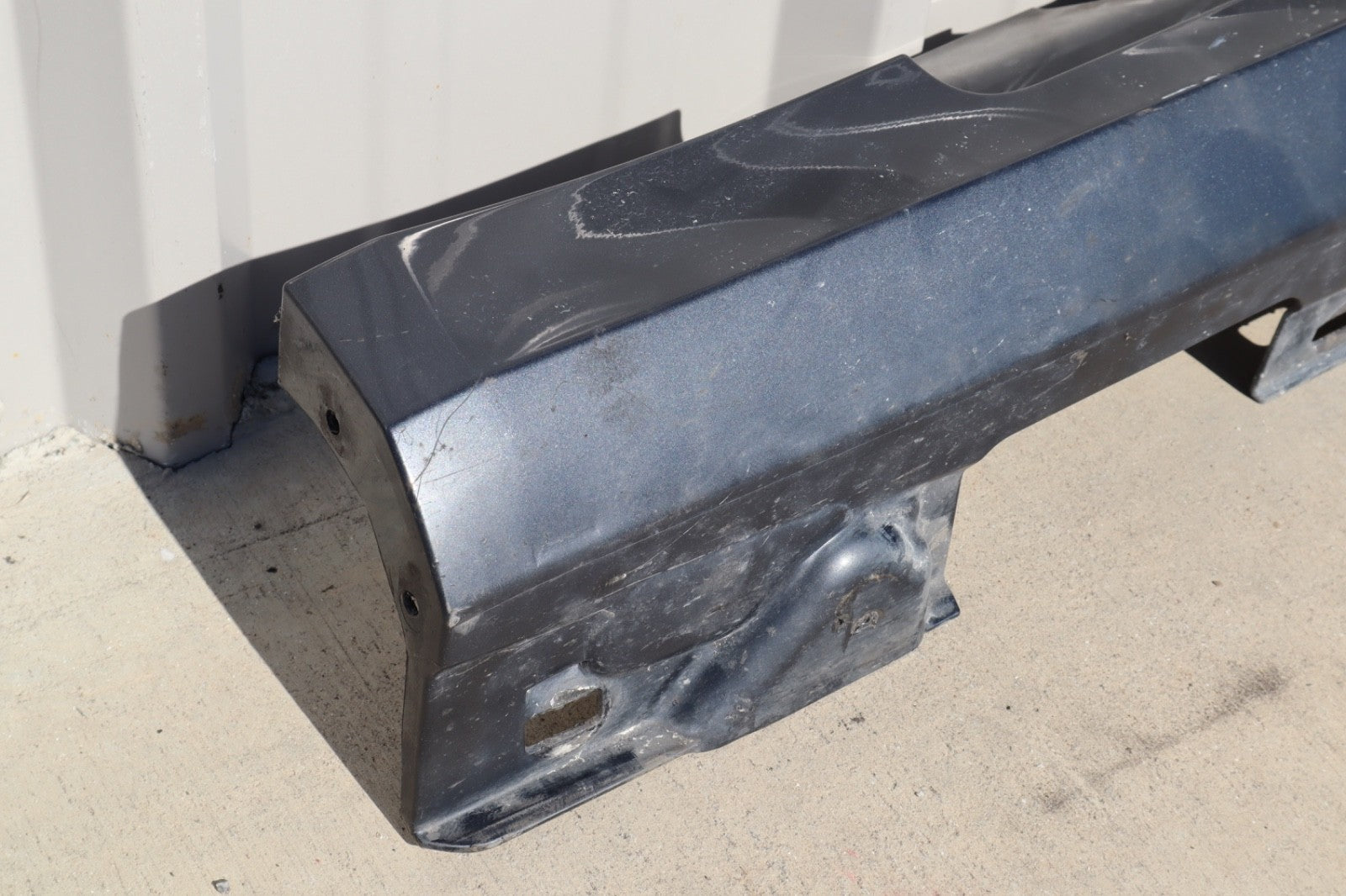 W207 10-17 Mercedes E350 Class Coupe Front Left Side Skirt Molding Gray OEM