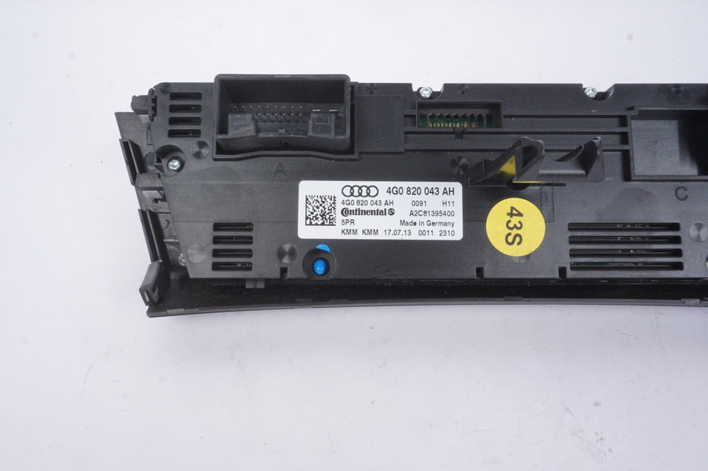 2012-2015 AUDI A7 AC HEATER TEMPERATURE CLIMATE CONTROL OEM 4G0820043