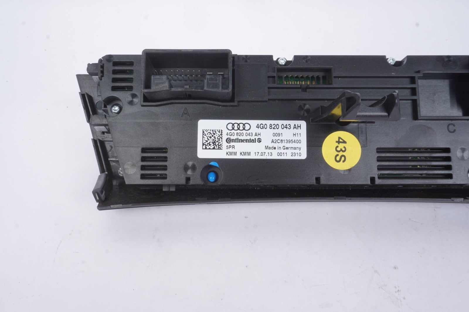 2012-2015 AUDI A7 AC HEATER TEMPERATURE CLIMATE CONTROL OEM 4G0820043