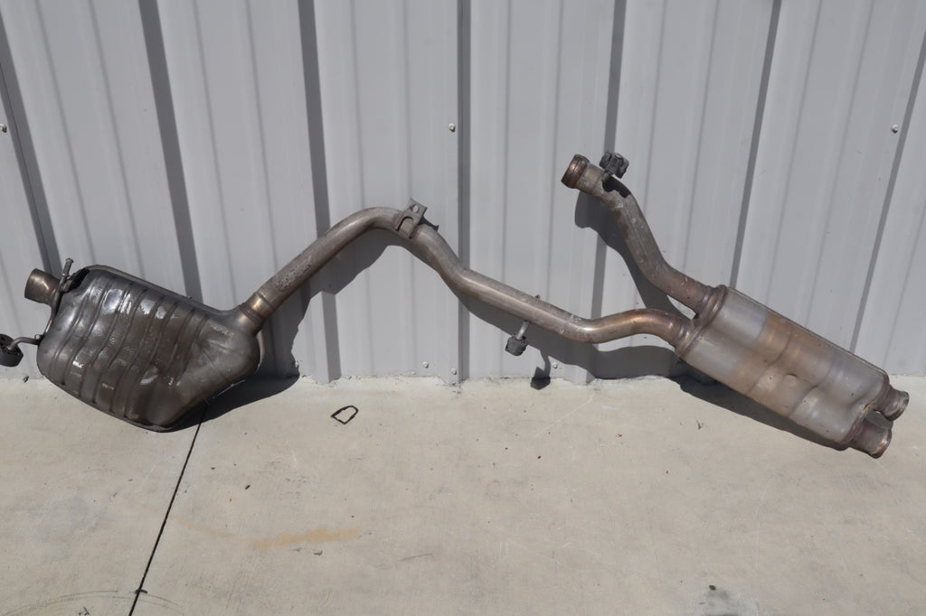2014 MERCEDES-BENZ E350 COUPE EXHAUST SYSTEM MUFFLER PIPE SET KIT OEM