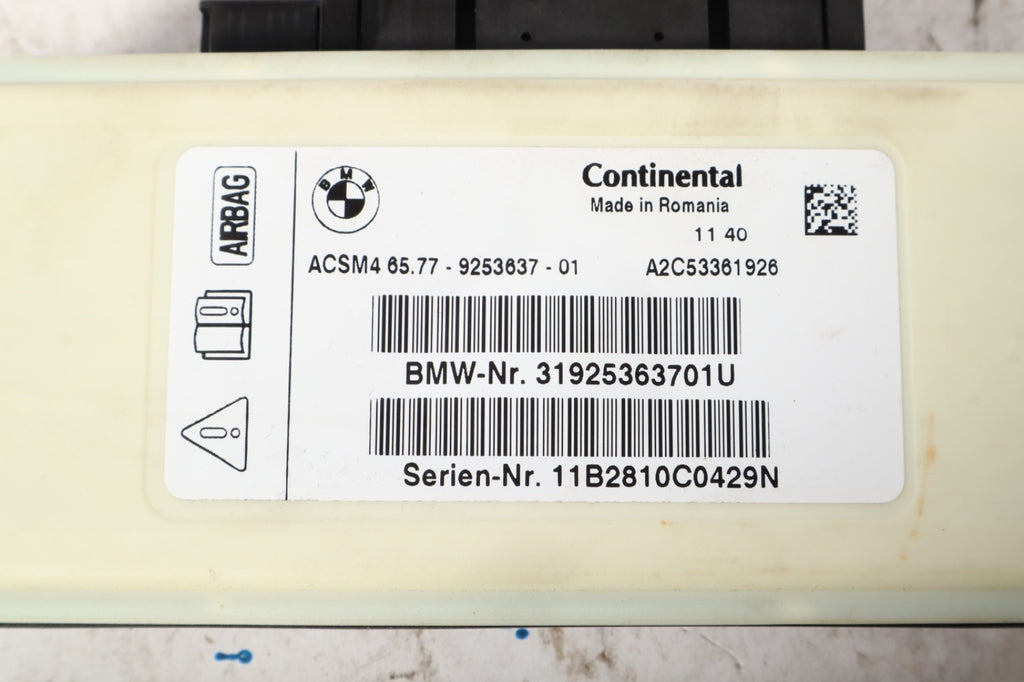 2012 BMW 650I F12 ECU COMPUTER CONTROL MODULE ACSM4 6577-9253637-01 OEM