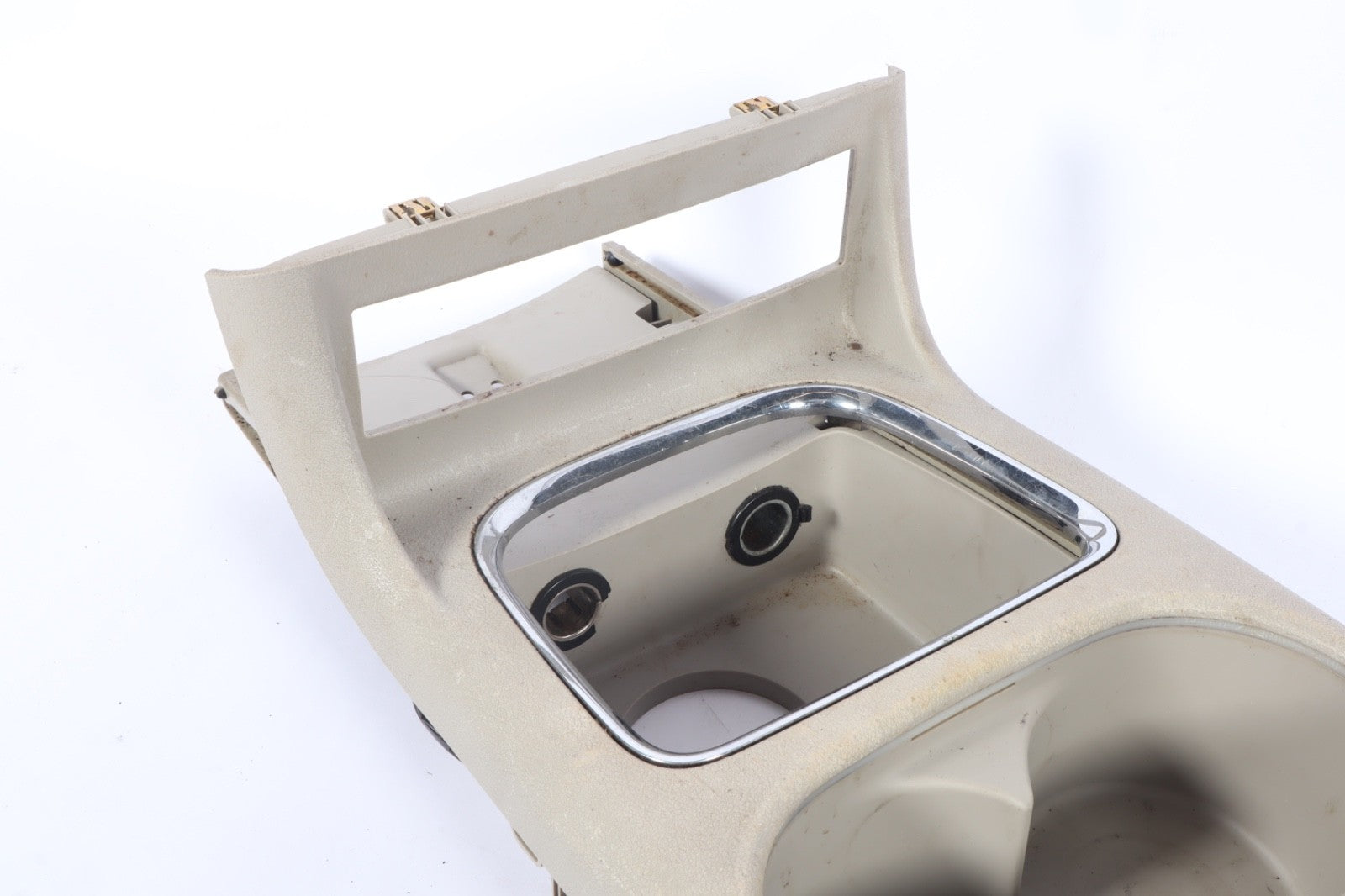 2012-2020 Dodge Grand Caravan Front Center Cup Holder Console Assembly Tan OEM
