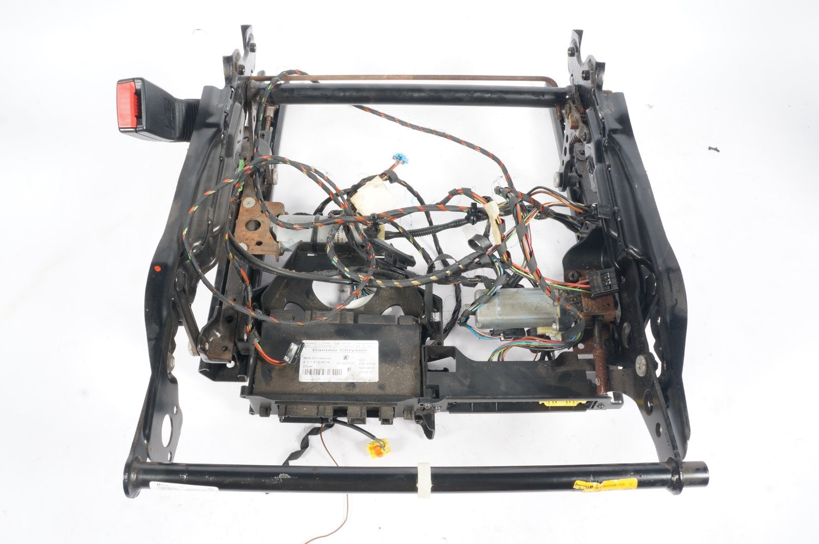 05 - 11 Mercedes SLK300 SLK350 Front Left Seat Rail Track Frame w/Motors Module