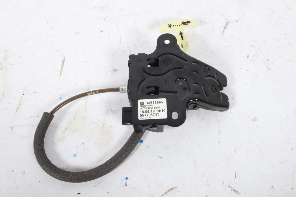 2016-2019 BUICK CASCADA TRUNK LATCH W/RELEASE CABLE OEM 13513995