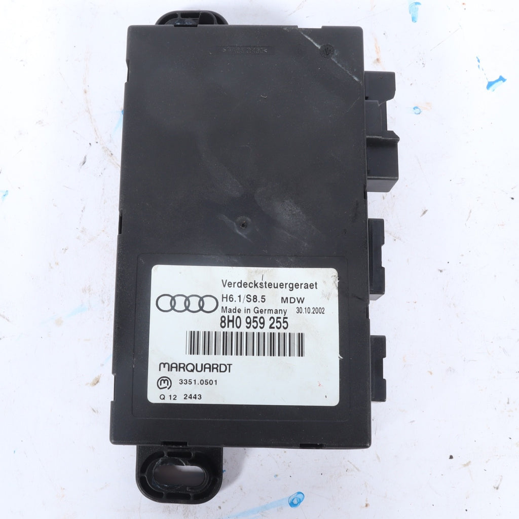 2003-2009 Audi A4 Convertible Roof Top Control Module  8H0959255 OEM