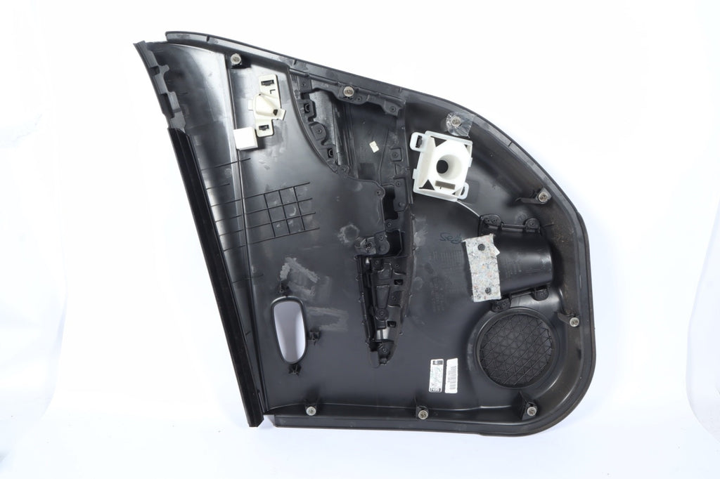 13-17 Nissan Leaf Rear Door Trim Panel Left Passenger  Side Black Cloth OEM