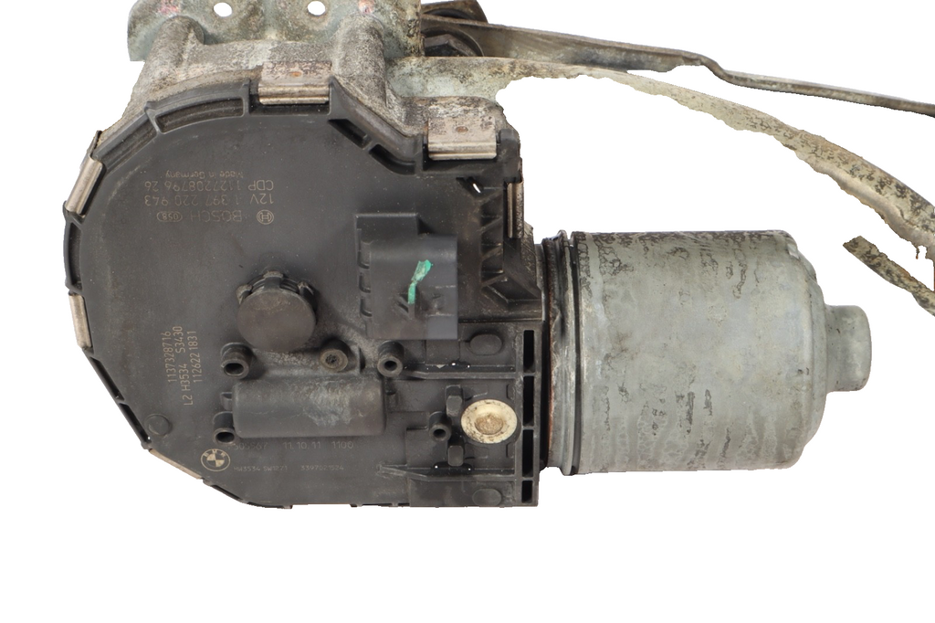 2012-2018 BMW 650I F06 FRONT WINDSHIELD WIPER MOTOR LINKAGE WASHER OEM