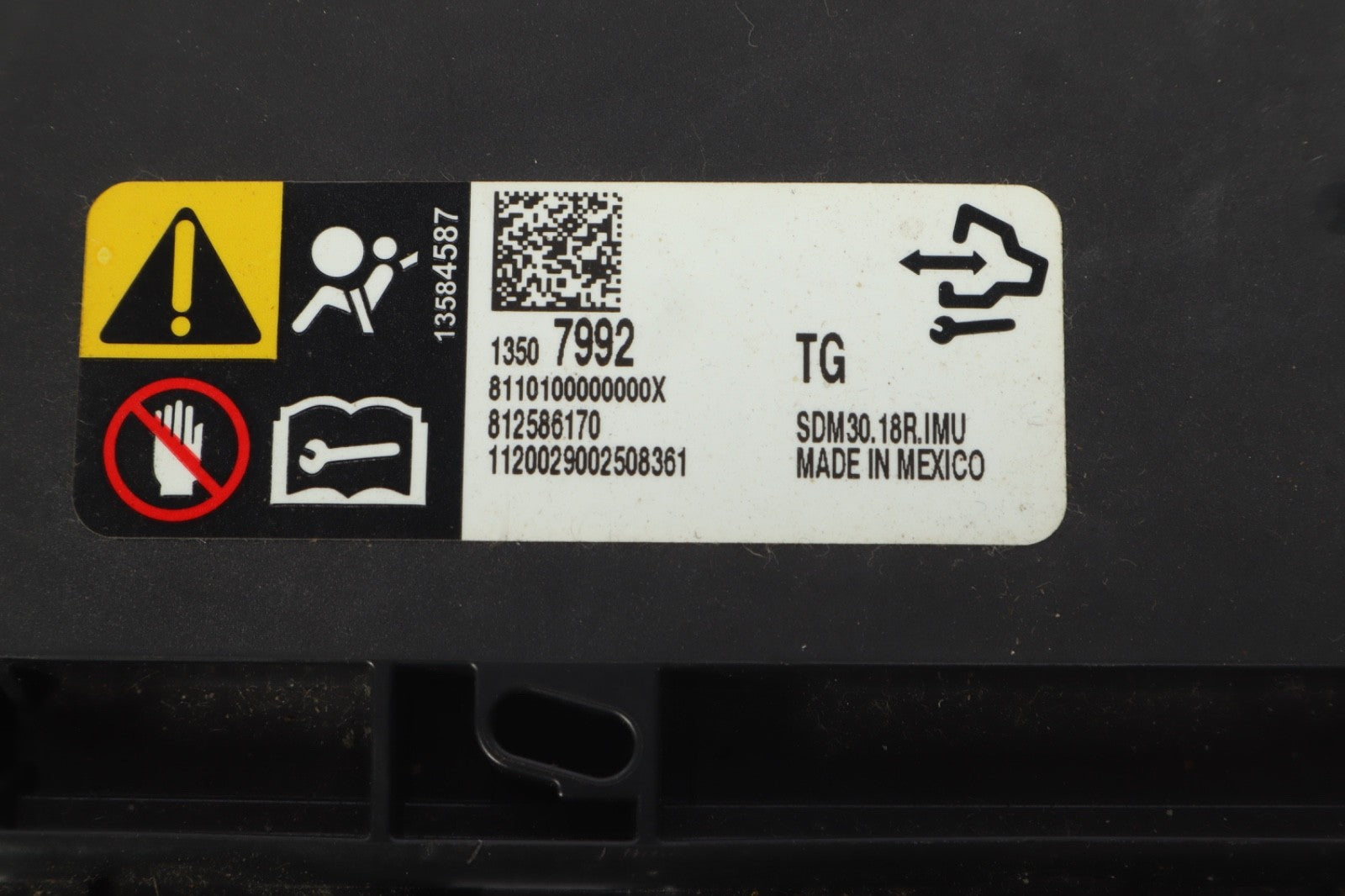 2017-2020 CHEVROLET SONIC  CONTROL MODULE 13507992 OEM