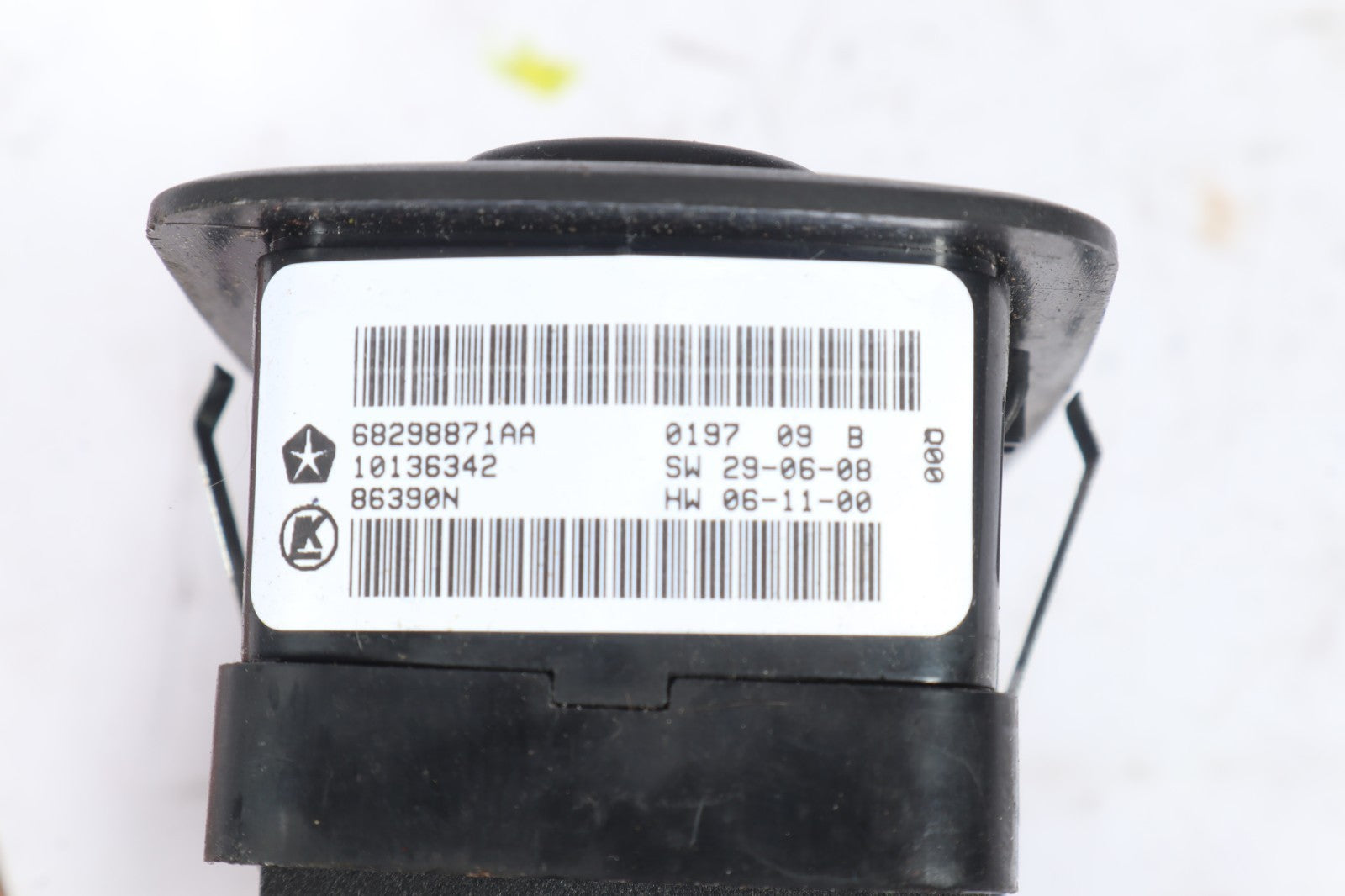 2012-2016 DODGE GRAND CARAVAN MASTER POWER WINDOW SWITCH OEM 68298871AA