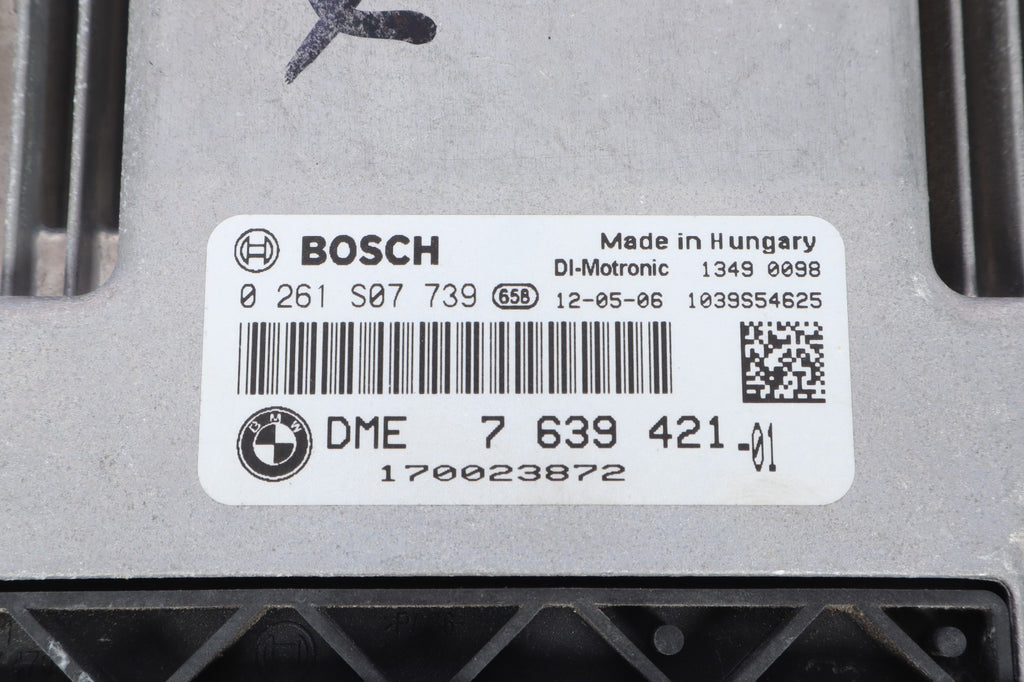 2011-2012 MINI COOPER S ENGINE COMPUTER MODULE ECU ECM PCM OEM 7639421