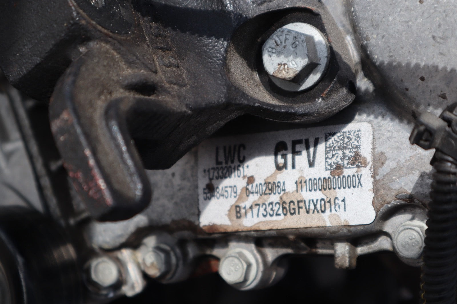 2016 2019 Buick Cascada OEM 1.6L ENGINE MOTOR