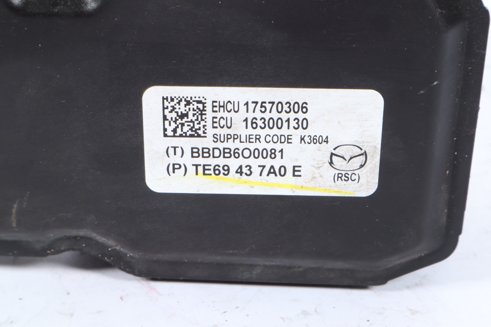 2010-2012 MAZDA CX-9 ANTI LOCK BRAKE PART ASSEMBLY TE69437A0E OEM