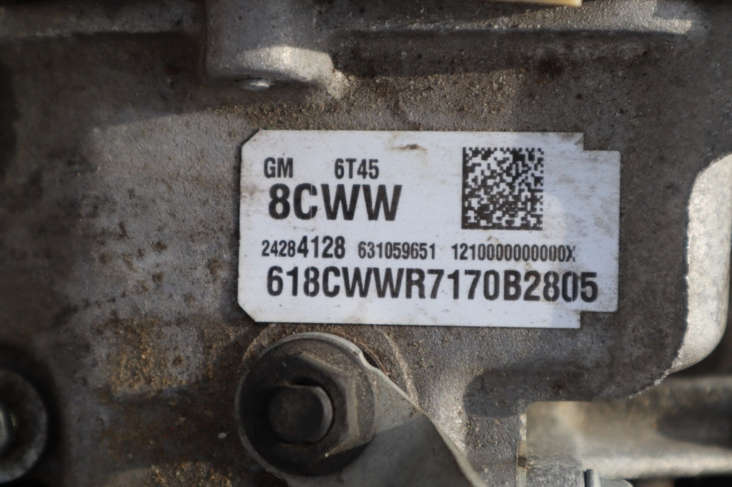 2018 2019 Buick Cascada OEM Automatic Transmission Assembly 1.6L 6 Speed 4 Cylin