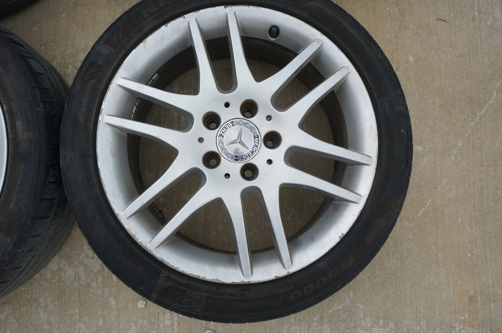 2006-2008 SLK280 Wheel 17x7.5 Twelve 12 Six 6 Split Spoke RIM RIMS WHEELS SET
