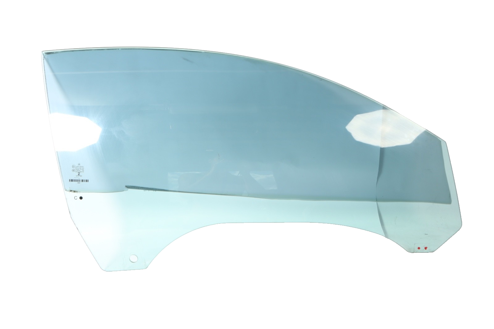 14-17 Mercedes W207 E350 E550 Coupe Front Right Passenger Side Window Glass OEM
