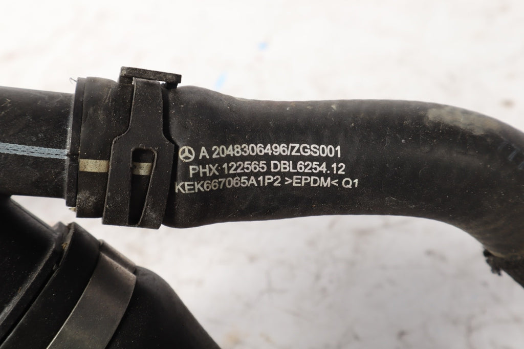 2014 Mercedes W207 E350 Coupe Radiator Cooling Hose Pipe 2048306496 OEM
