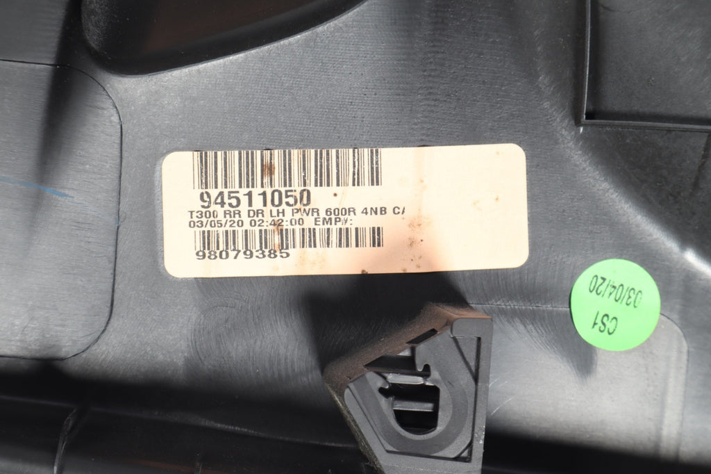 2012-2020 CHEVROLET SONIC REAR LEFTT DOOR INTERIOR TRIM PANEL 94511050 OEM