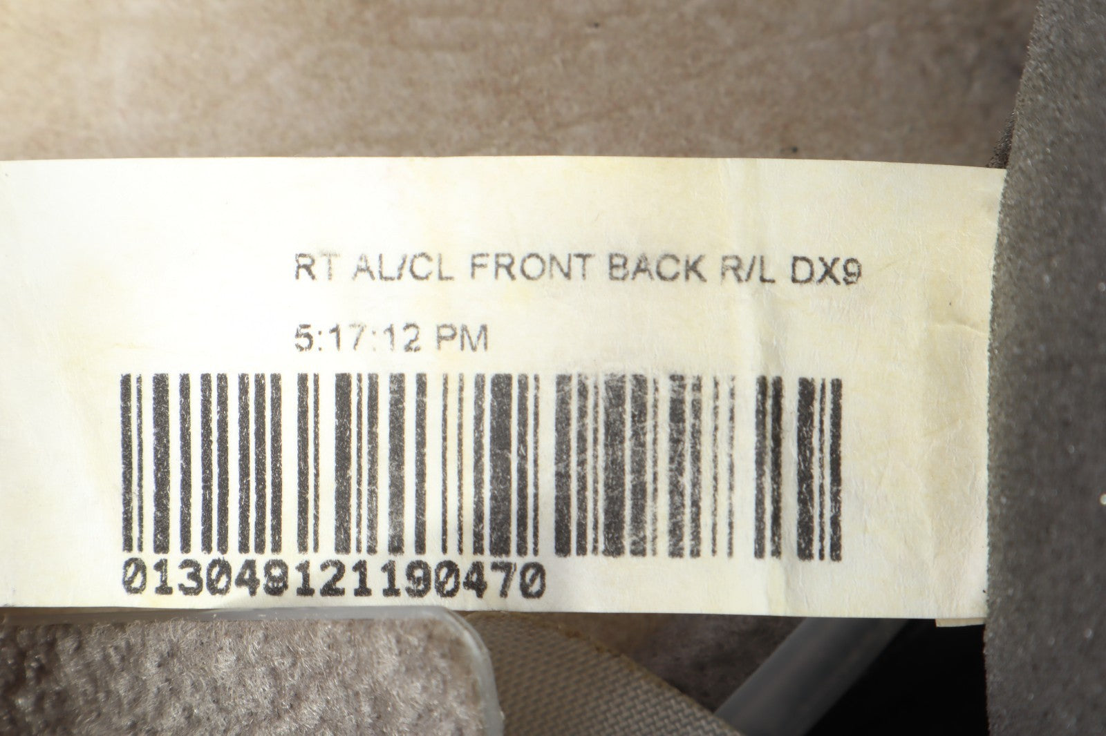 2014-2022 DODGE GRAND CARAVAN FRONT RIGHT SEAT BACKREST OEM
