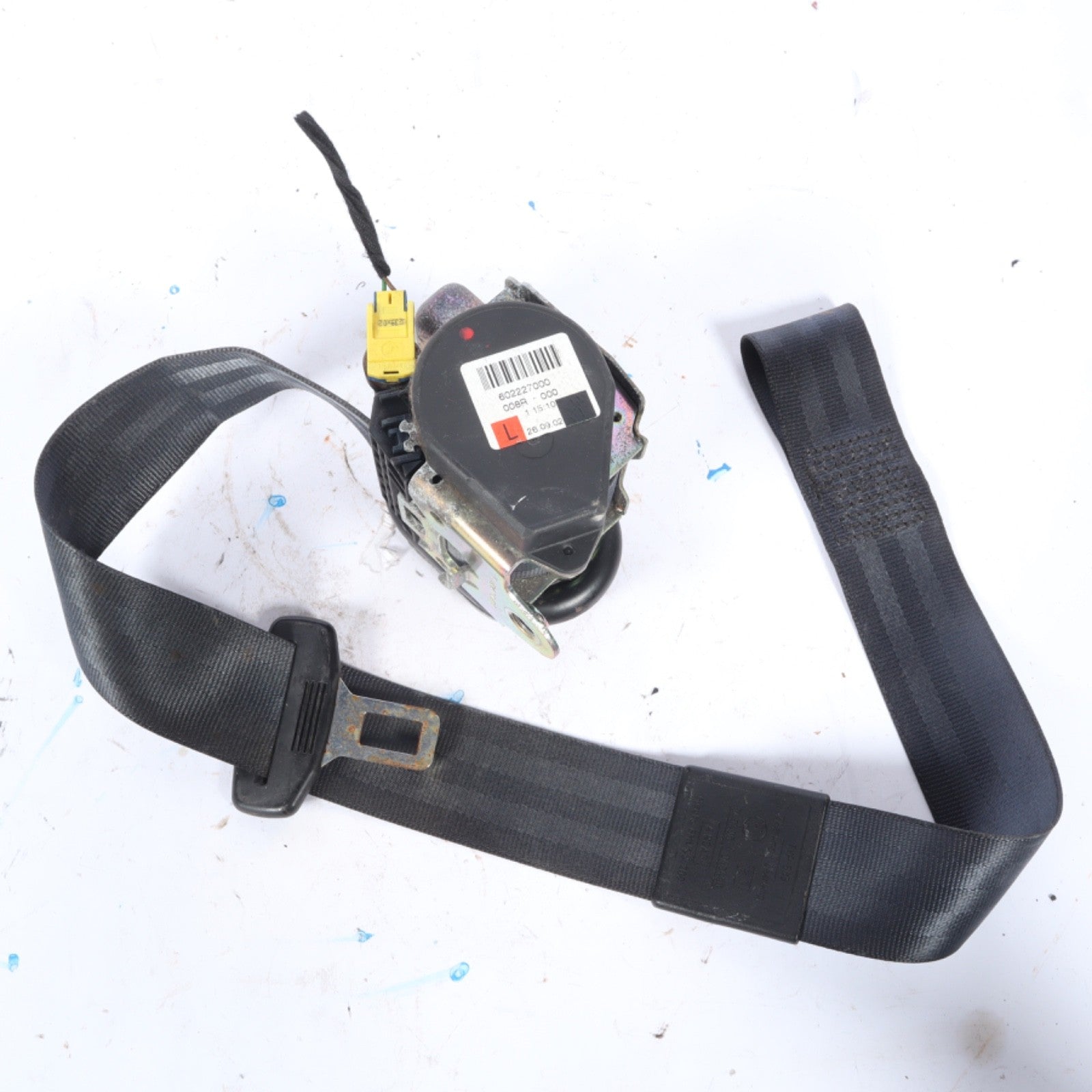 2001-2005 AUDI A4 CONVERTIBLE FRONT LEFT DRIVER SEATBELT RETRACTOR 602227000 OEM