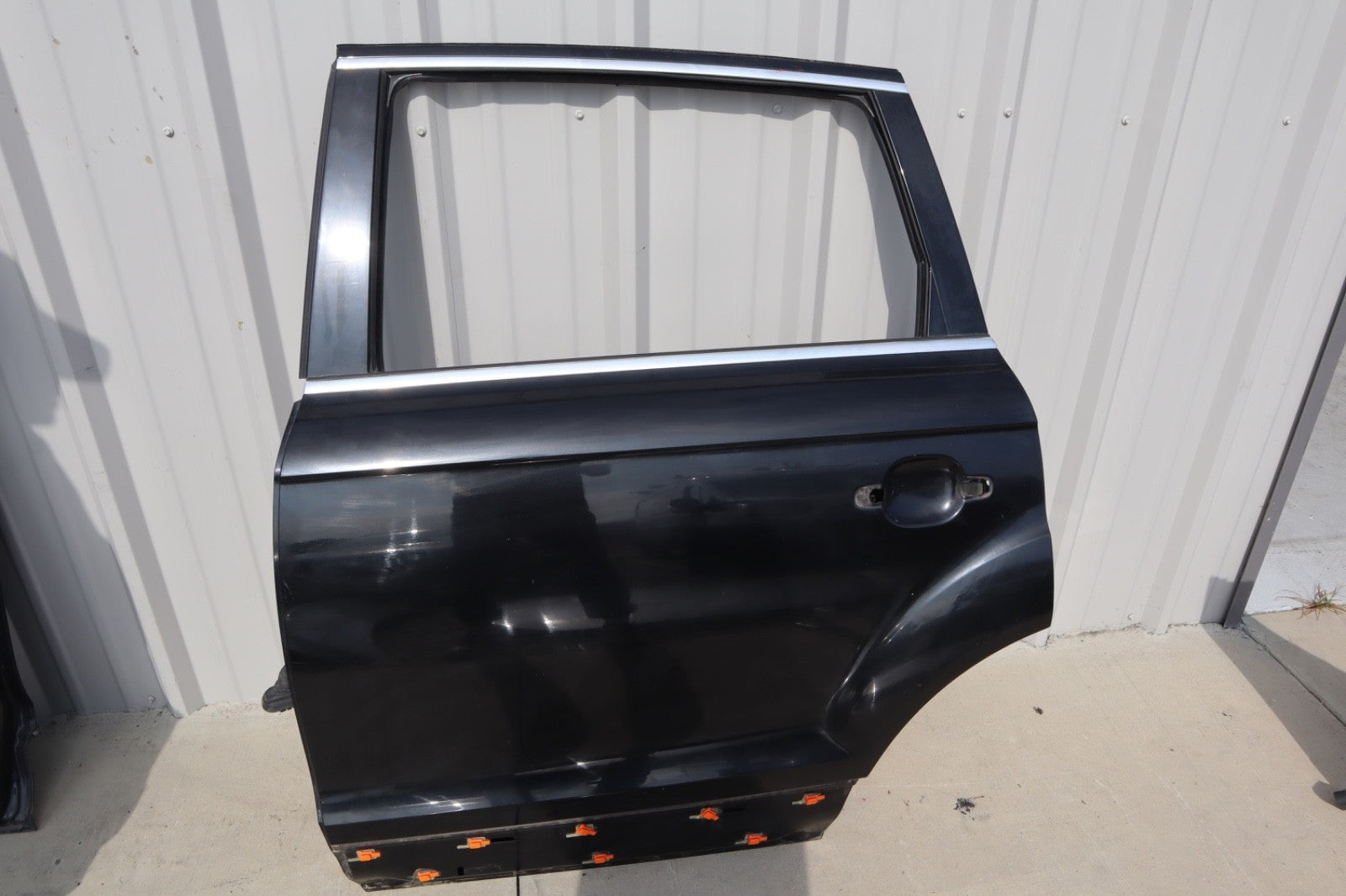 2007 - 2015 Audi Q7 Rear Left Driver Side Door Shell OEM Black