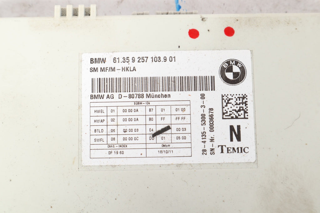 2012-2018 BMW 640i 650i F12 FRONT RIGHT SEAT MEMORY CONTROL MODULE OEM