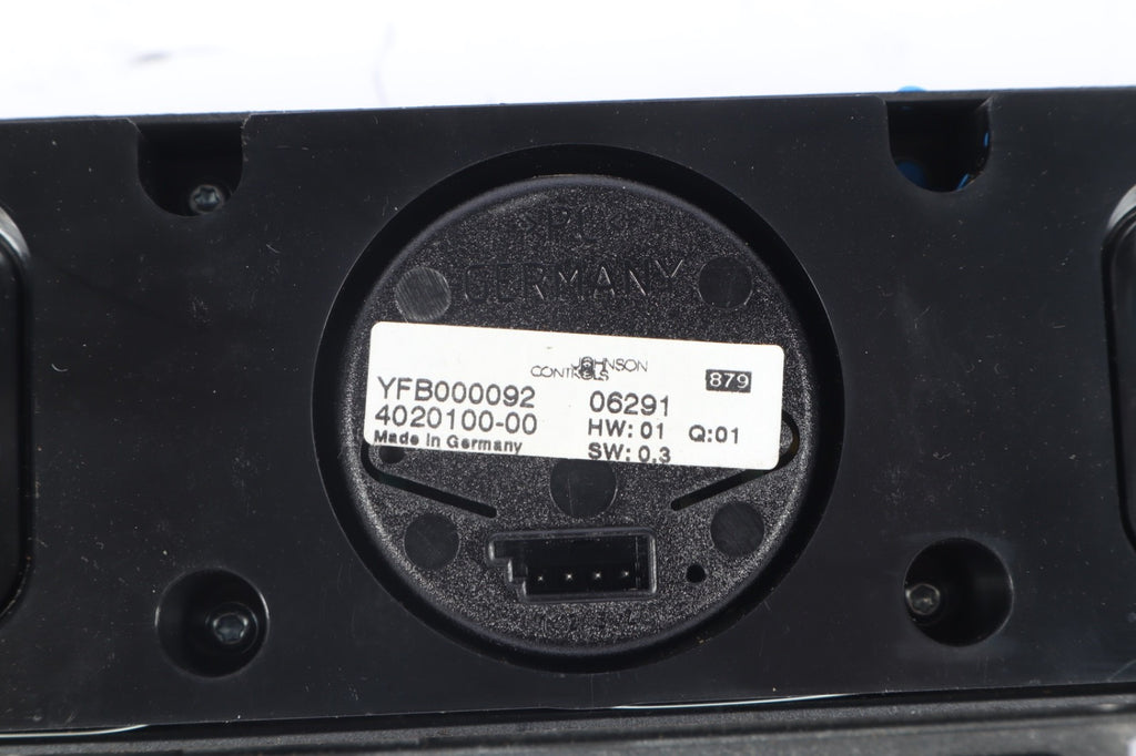 2007-2009 LAND ROVER RANGE ROVER L322 CLOCK HEATED SEATS YFB000092 OEM
