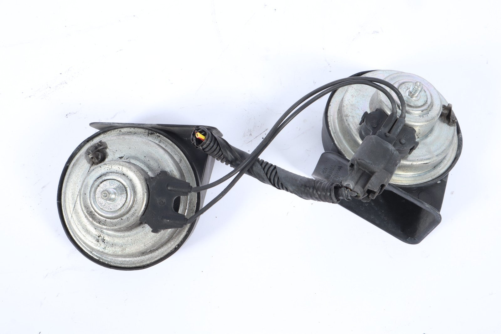 2007-2014 FORD EDGE LOW & HIGH TONE HORN PITCH ALARM SIREN SIGNAL PAIR OEM