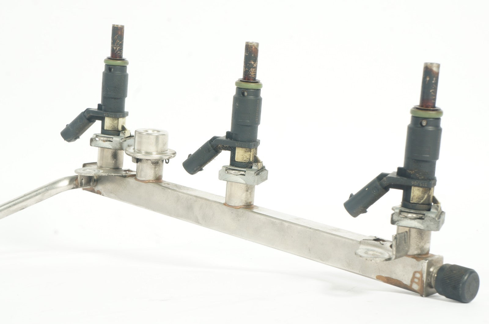 05-12 Mercedes W203 C230 SLK280 SLK300 Fuel Injector Rail w/ Fuel Injectors OEM