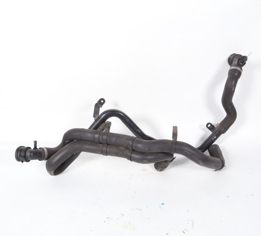 2007-2010 Audi Q7  Engine Coolant Radiator Hose Pipe Set w/Sensor OEM