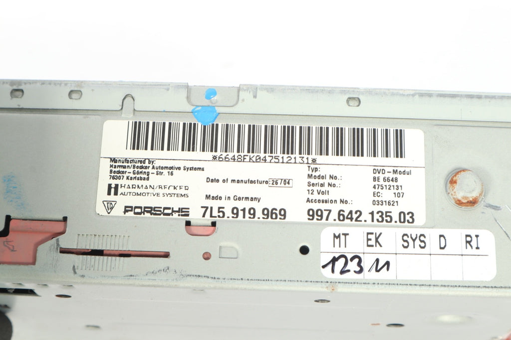 2003 - 2010 Porsche Cayenne Navigation GPS DVD Drive Player OEM