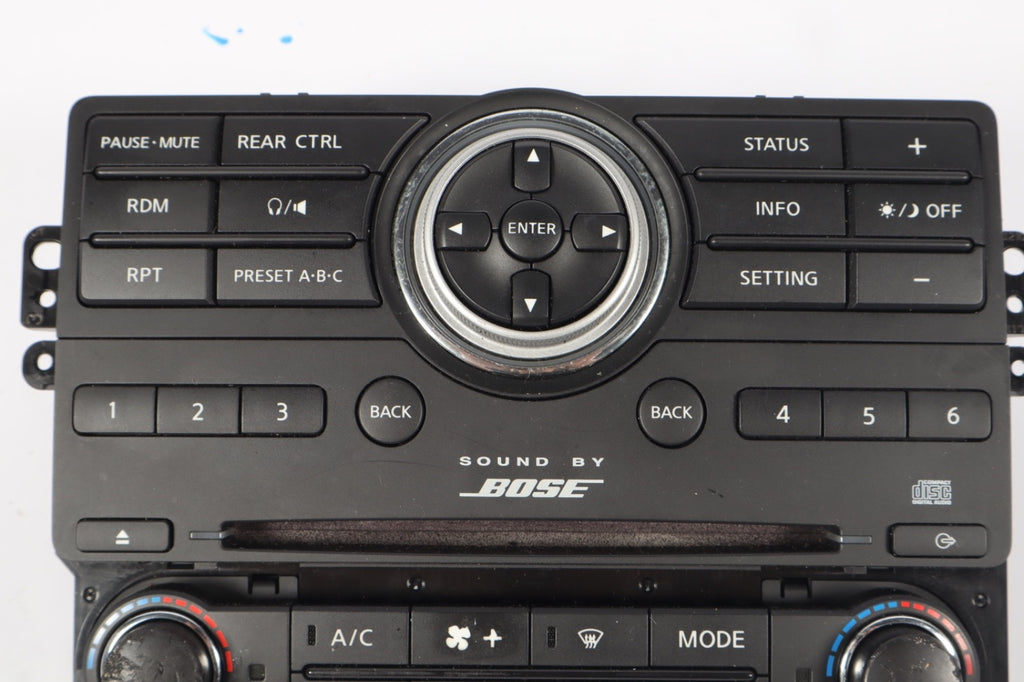 2007-2012 Nissan Armada Bose Audio Climate Control Panel OEM 68260ZQ02A 28395