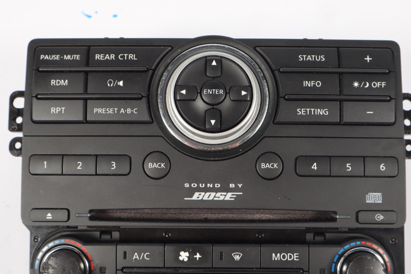 2007-2012 Nissan Armada Bose Audio Climate Control Panel OEM 68260ZQ02A 28395