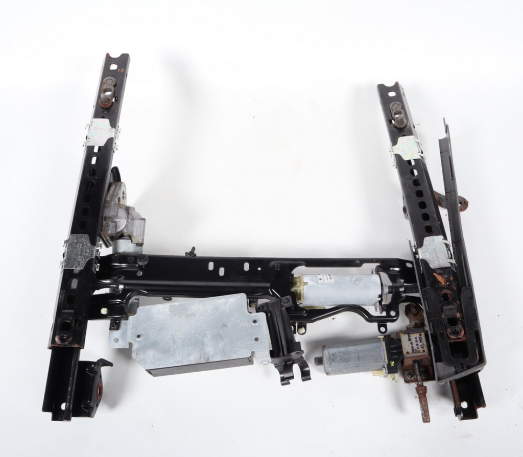 2007-2015 AUDI Q7 FRONT LEFT DRIVER SIDE SEAT TRACK RAIL W/ MOTOR SET OEM