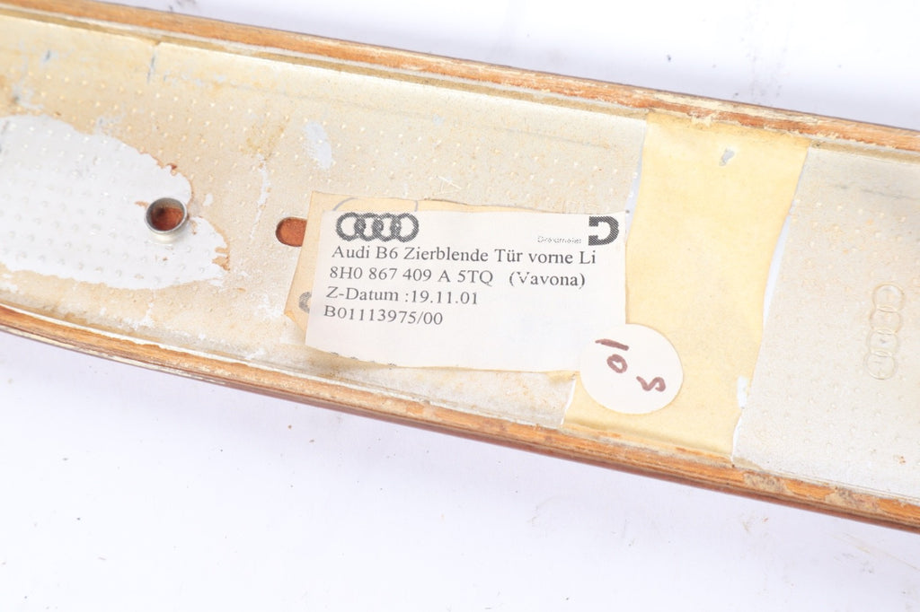 2007 AUDI A4 CABRIOLET DASHBOARD DRIVER LEFT DASHBOARD TRIM OEM 8H0867409A