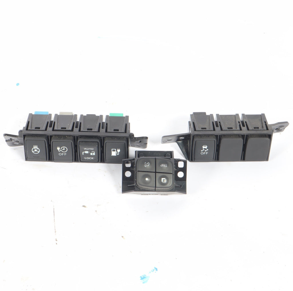 2013 - 2017 Nissan Leaf Autolock Electric Charge Heated Port Lid Buttons Set OEM